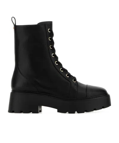 Michael Michael Kors Lacing Short Boots In Black