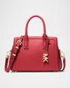 Michael Michael Kors Laila Extra Small Leather Crossbody Bag In Red