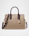 Michael Michael Kors Laila Medium Leather Satchel Bag