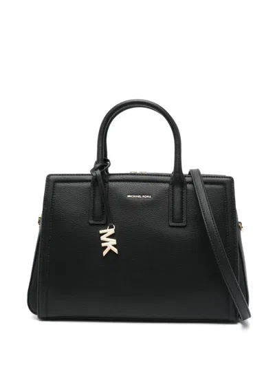 Michael Michael Kors "laila" Medium Satchel Bag In Black