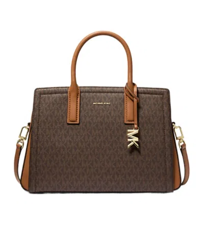 Michael Michael Kors Laila Medium Signature Logo Satchel