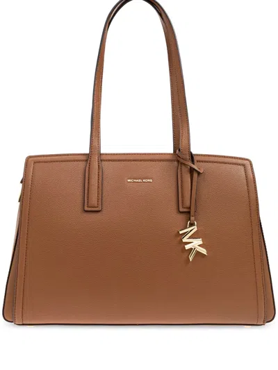 Michael Michael Kors Laila Shoulder Bag In Braun