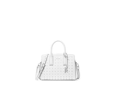 Michael Michael Kors Laila Small Satchel Satchel Handbags Optic White: One Size