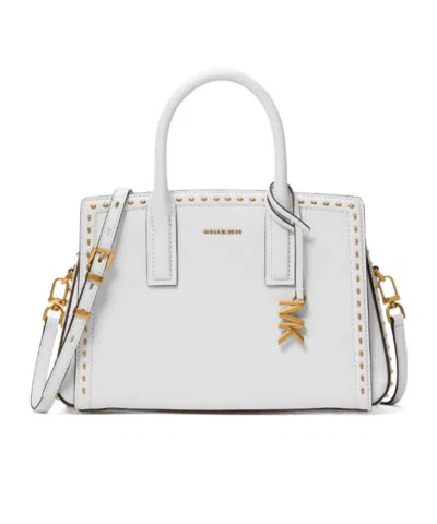 Michael Michael Kors Laila Small Shoulder Bag In White