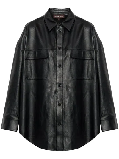 MICHAEL MICHAEL KORS LAMBSKIN SHIRT