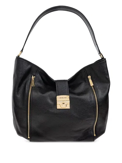 Michael Michael Kors Large Addie Tote Bag In Black