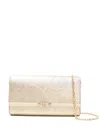 Michael Michael Kors Large Chain-strap Clutch Bag In White