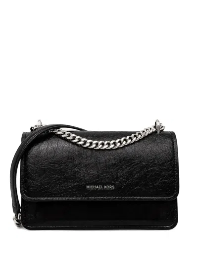 Michael Michael Kors Large Claire Chain-detail Crossbody Bag In Black