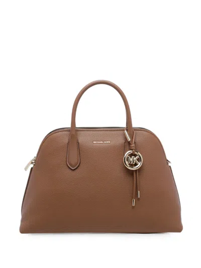 Michael Michael Kors Large Freddie Leather Tote Bag In Brown