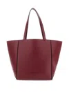 Michael Michael Kors Structured Red Cow Leather Jordi Tote