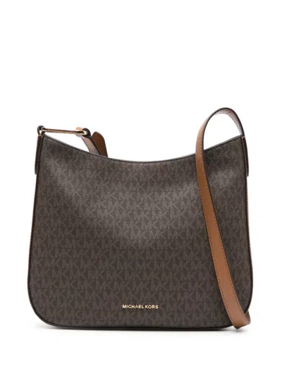 Michael Michael Kors Large Kensington Crossbody Bag In Brown