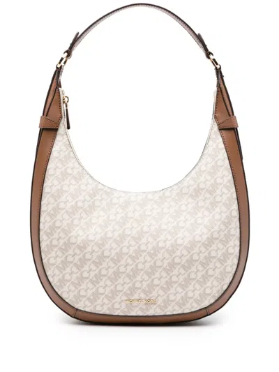 Michael Michael Kors Large Monogram-print Tote Bag In Neutrals