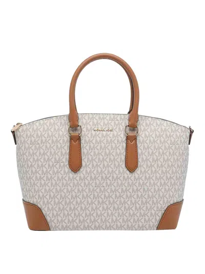 Michael Michael Kors Large Murphy Satchel Bag In Sand