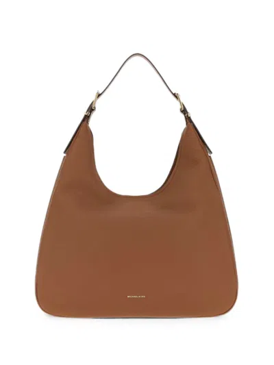 Michael Michael Kors Large Nolita Grained Leather Shoulder Bag In Pattern