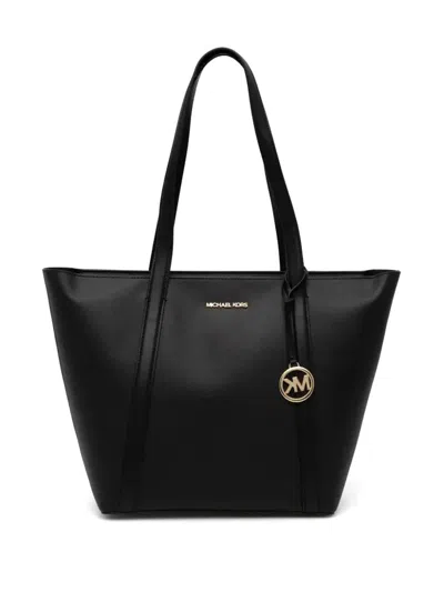 Michael Michael Kors Large Pratt Tote Bag In Black