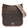 Michael Michael Kors Logo-print Cross Body Bag In Brown