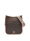 Michael Michael Kors Logo-print Cross Body Bag In Brown