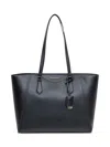 Michael Michael Kors Monogram Pattern Tote Bag In Black