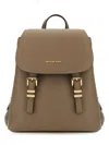Michael Michael Kors Buckle Backpack In Brown