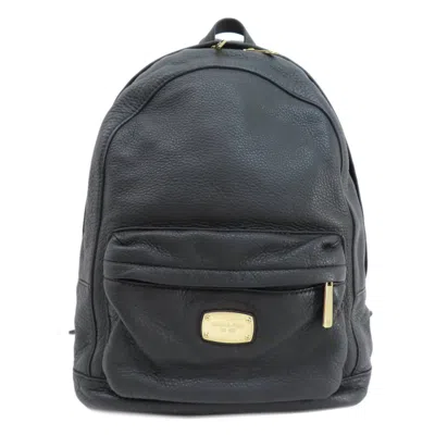 Pre-owned Michael Michael Kors Leather Backpack () In Black