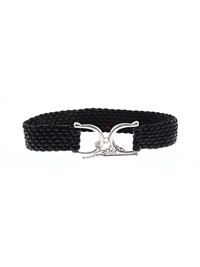 Pre-owned Michael Michael Kors Leather Belt In Black