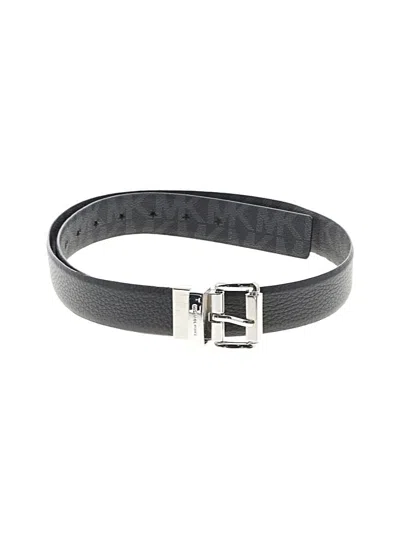 Pre-owned Michael Michael Kors Leather Belt In Black