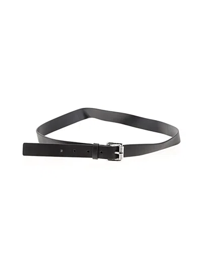 Pre-owned Michael Michael Kors Leather Belt In Black