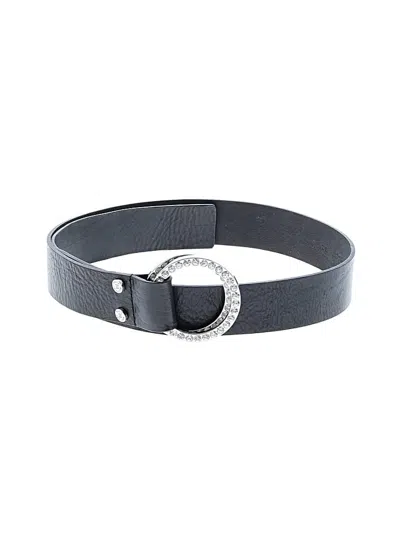 Pre-owned Michael Michael Kors Leather Belt In Black