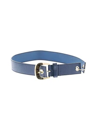 Pre-owned Michael Michael Kors Leather Belt In Blue