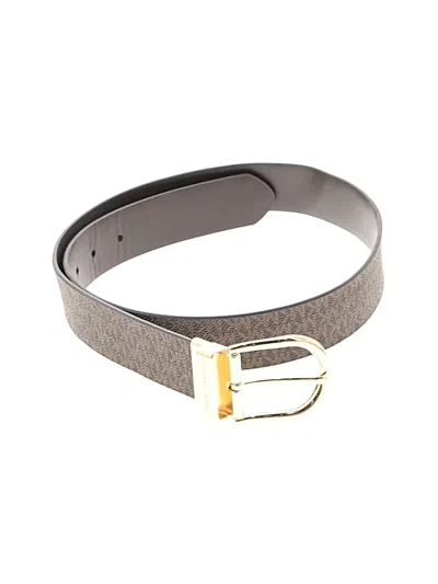 Pre-owned Michael Michael Kors Leather Belt In Brown