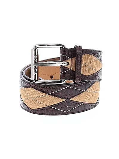 Pre-owned Michael Michael Kors Leather Belt In Brown