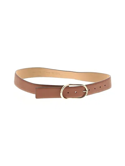Pre-owned Michael Michael Kors Leather Belt In Tan