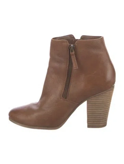 Pre-owned Michael Michael Kors Leather Boots In Brown