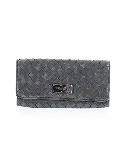Pre-owned Michael Michael Kors Leather Clutch In Gray