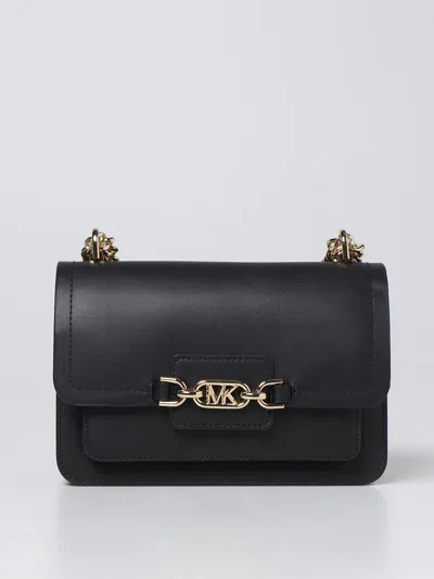 Michael Michael Kors Leather Crossbody Bag In Black
