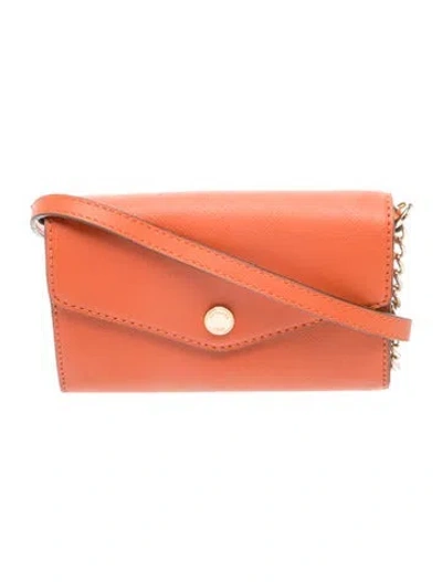 Pre-owned Michael Michael Kors Leather Crossbody Bag In Red