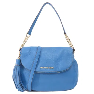 Pre-owned Michael Michael Kors Leather Handbag () In Blue
