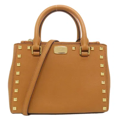 Pre-owned Michael Michael Kors Leather Handbag () In Brown