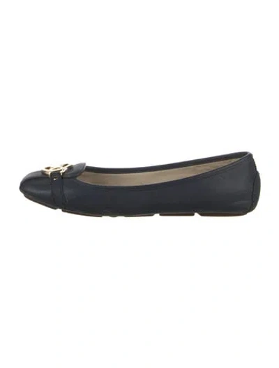 Pre-owned Michael Michael Kors Leather Loafers In Blue