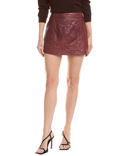 MICHAEL MICHAEL KORS MICHAEL MICHAEL KORS LEATHER MINI SKIRT