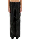Michael Michael Kors Michael By Michael Kors Leather Pants In Black