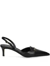 Michael Michael Kors Leather Pumps In Black