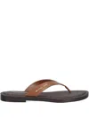Michael Michael Kors Leather Sandals In Brown
