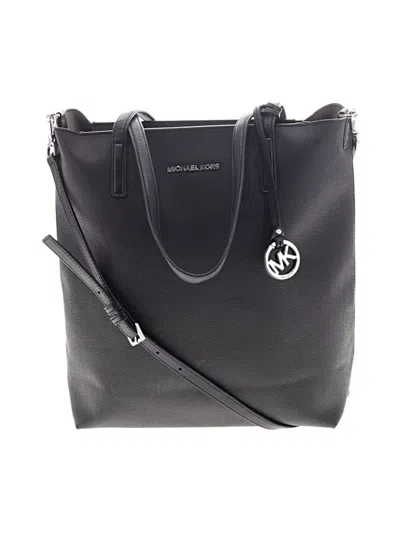 Pre-owned Michael Michael Kors Leather Satchel In Black