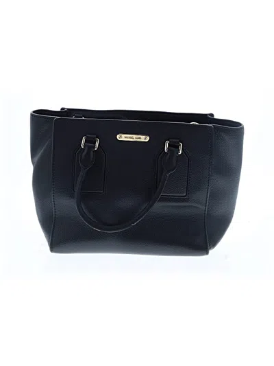 Pre-owned Michael Michael Kors Leather Satchel In Black