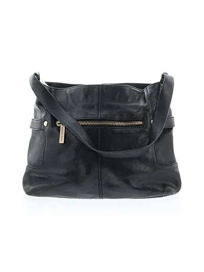 Pre-owned Michael Michael Kors Leather Satchel In Black