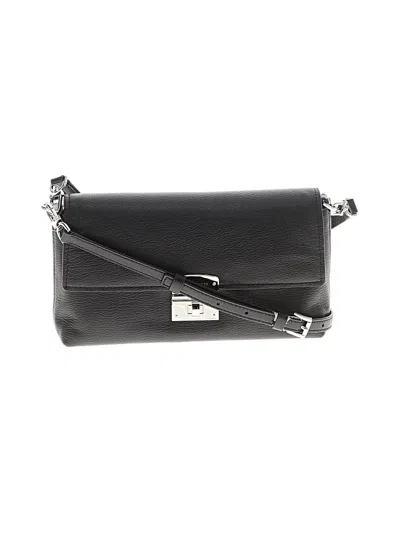 Michael Michael Kors Leather Satchel In Black