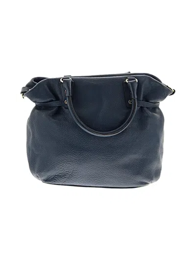 Pre-owned Michael Michael Kors Leather Satchel In Blue