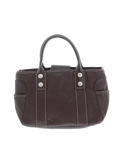 Pre-owned Michael Michael Kors Leather Satchel In Brown