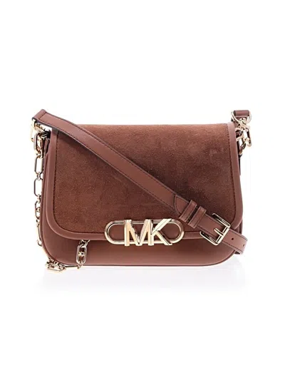 Pre-owned Michael Michael Kors Leather Satchel In Brown